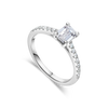 The "Amity" Engagement Ring (Emerald Cut)