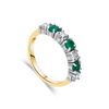 The "Galeria" Emerald and Diamond, Yellow Gold