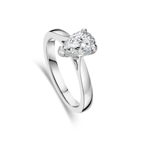 Peitho Pear Cut Solitaire Engagement Ring