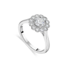 The Kate Flower Engagement Ring (Round Diamond)