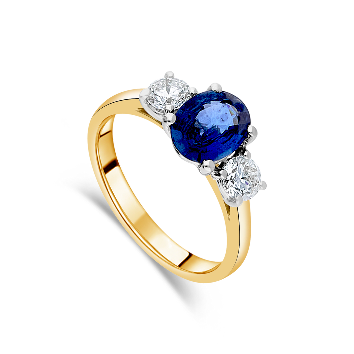 The "Tulip" with Sapphire and Diamond - Appleby Jewellers Dublin