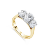 Ascot Trilogy Engagement Ring (Oval)