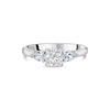 The "Tranquility" Engagement Ring (Round Brilliant Centre)