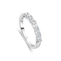 Platinum Baguette Cut Ring