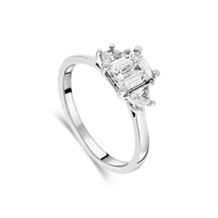 The "Tranquility" with Princess Cut Diamond