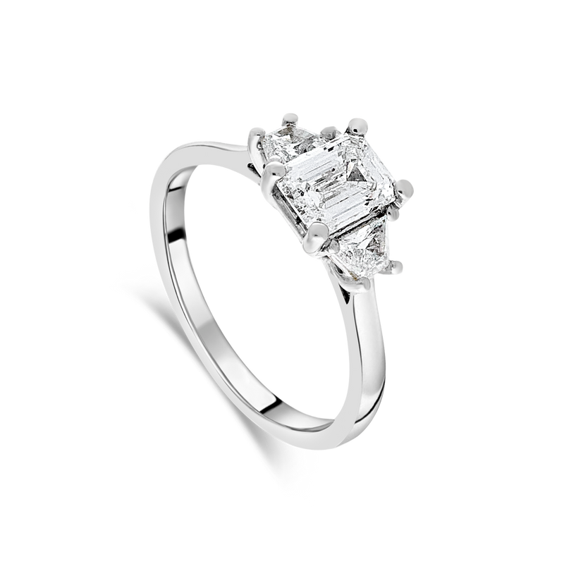 The "Tranquility" with Princess Cut Diamond