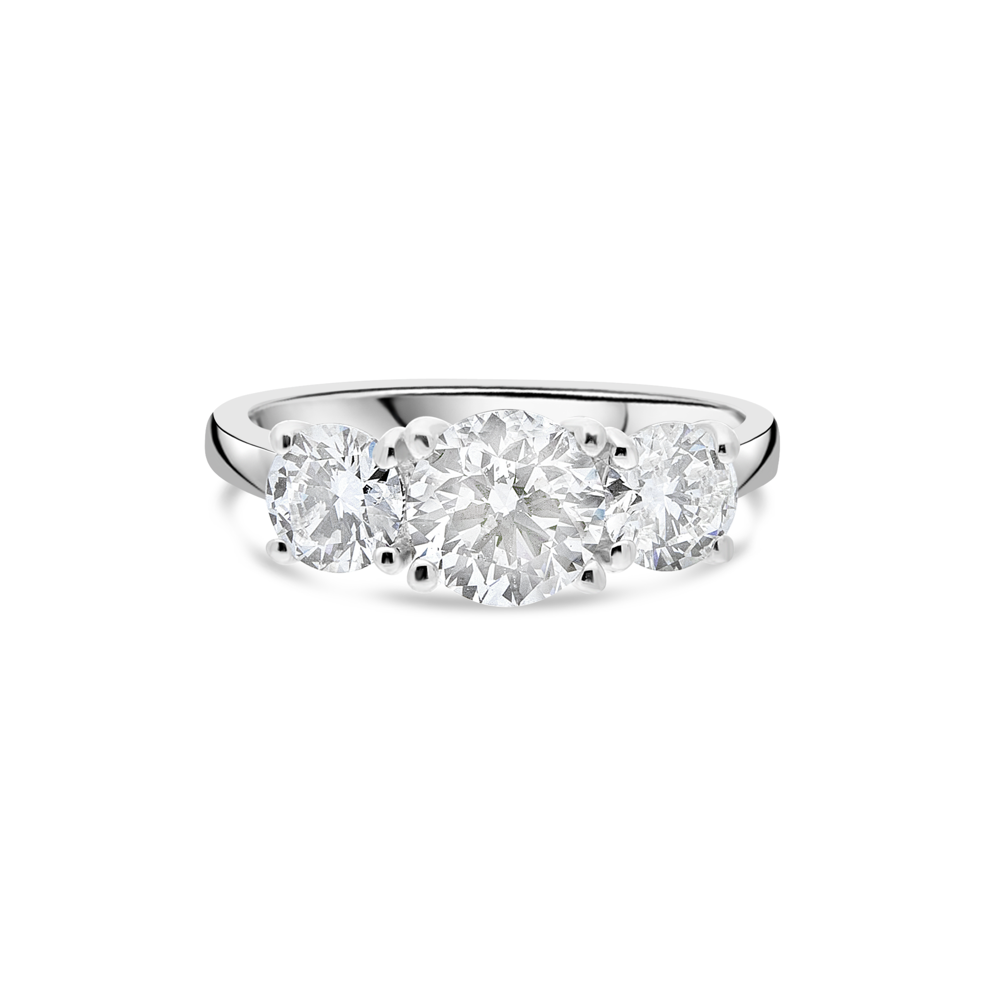 Tulip Trilogy Engagement Ring