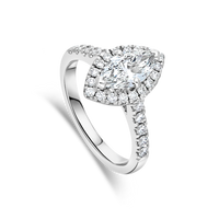 The "Corinne" Marquise Diamond, Diamond Set Band