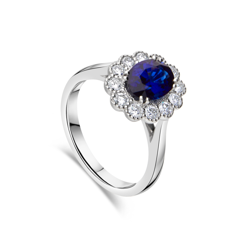 The "Kate Flower" Sapphire and Diamond Ring