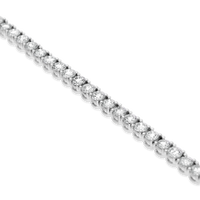 White Gold Round Diamond Tennis Bracelet (7.60ct) - Appleby Jewellers Dublin