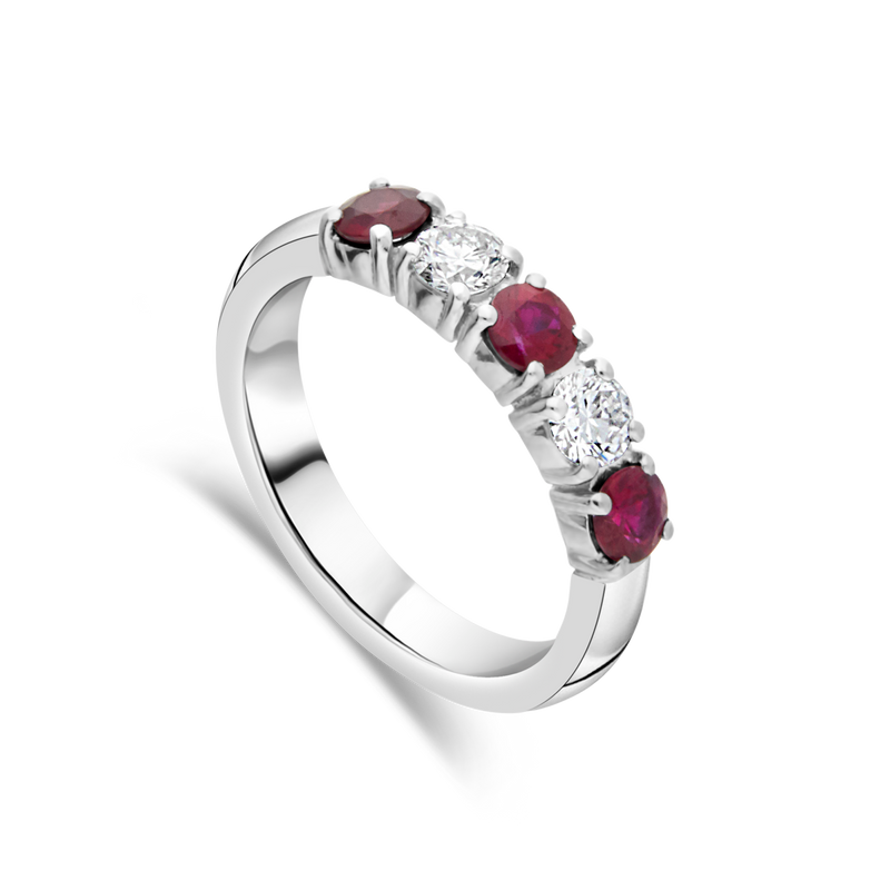 The "Galeria" Ruby and Diamond, Platinum