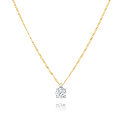Solitaire Diamond Pendant (1.20ct D Colour Diamond)