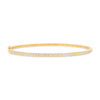 18ct Gold Diamond Bangle