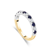 Sapphire and Diamond Ring, Yellow Gold and Platinum