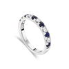 Sapphire and Diamond Ring, Platinum