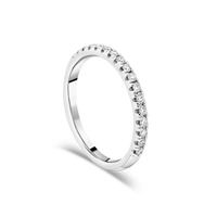 Platinum Diamond Ladies Wedding Band