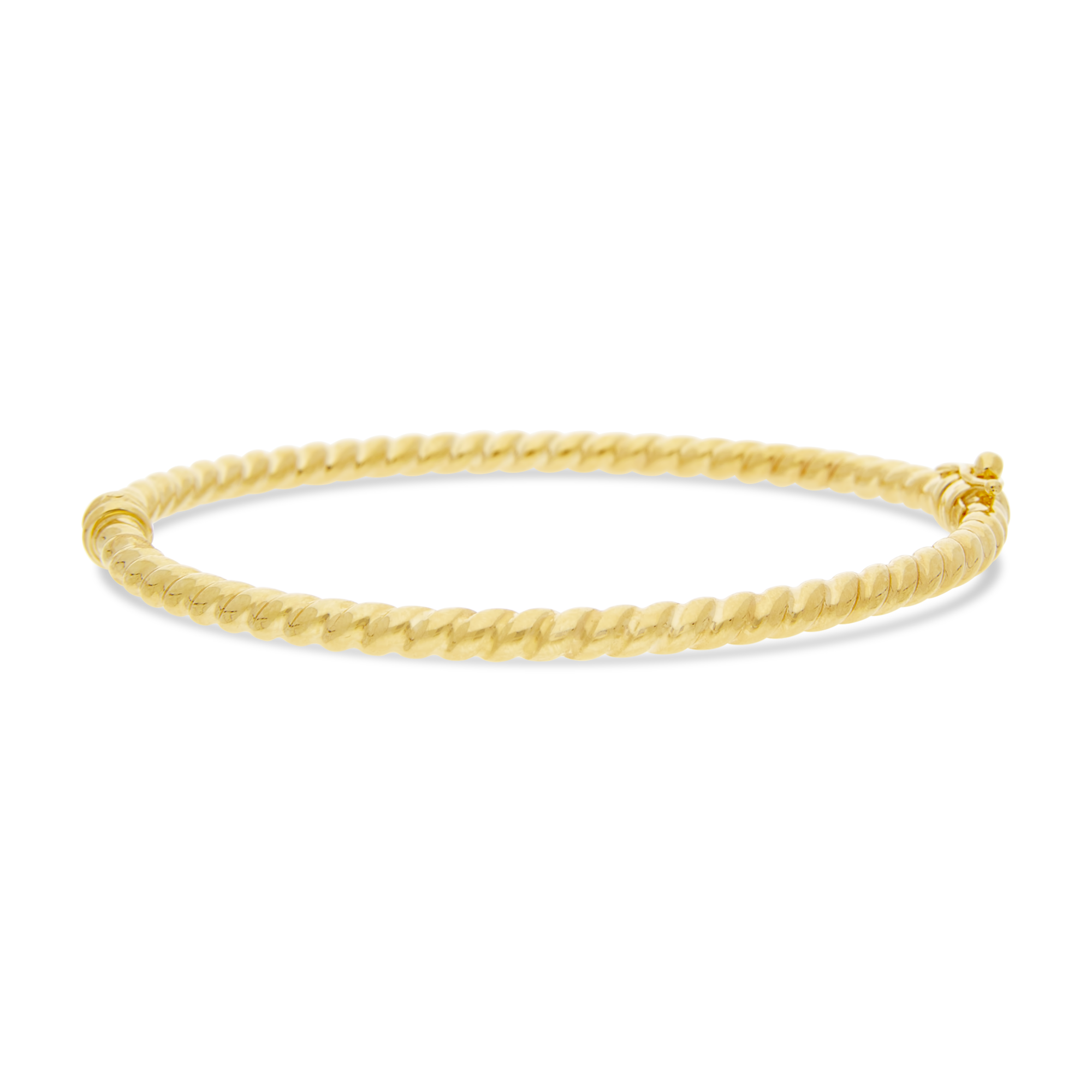 Yellow Gold Twist Bangle