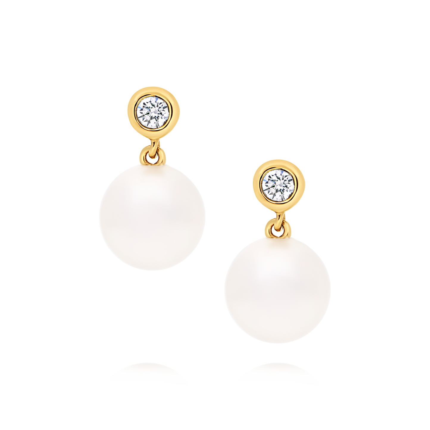 18ct Gold Akoya Pearl Earrings