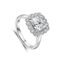 Kate Flower Ring (Radiant Cut) - Appleby Jewellers Dublin