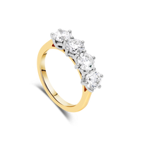 The Rose - Four Stone Diamond Ring