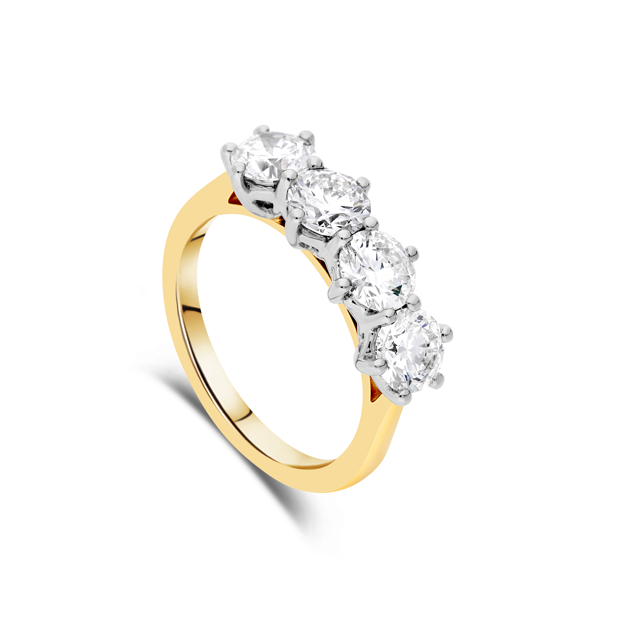 The Rose - Four Stone Diamond Ring