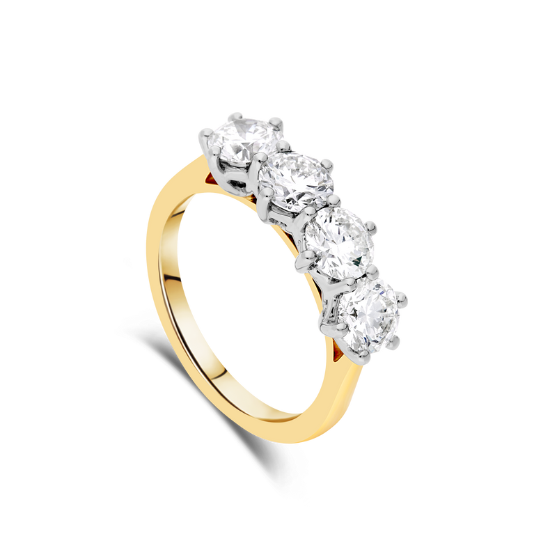 The Rose - Four Stone Diamond Ring