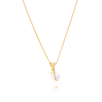 18 Carat Akoya Pearl & Diamond Necklace