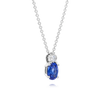 Sapphire & Diamond Pendant