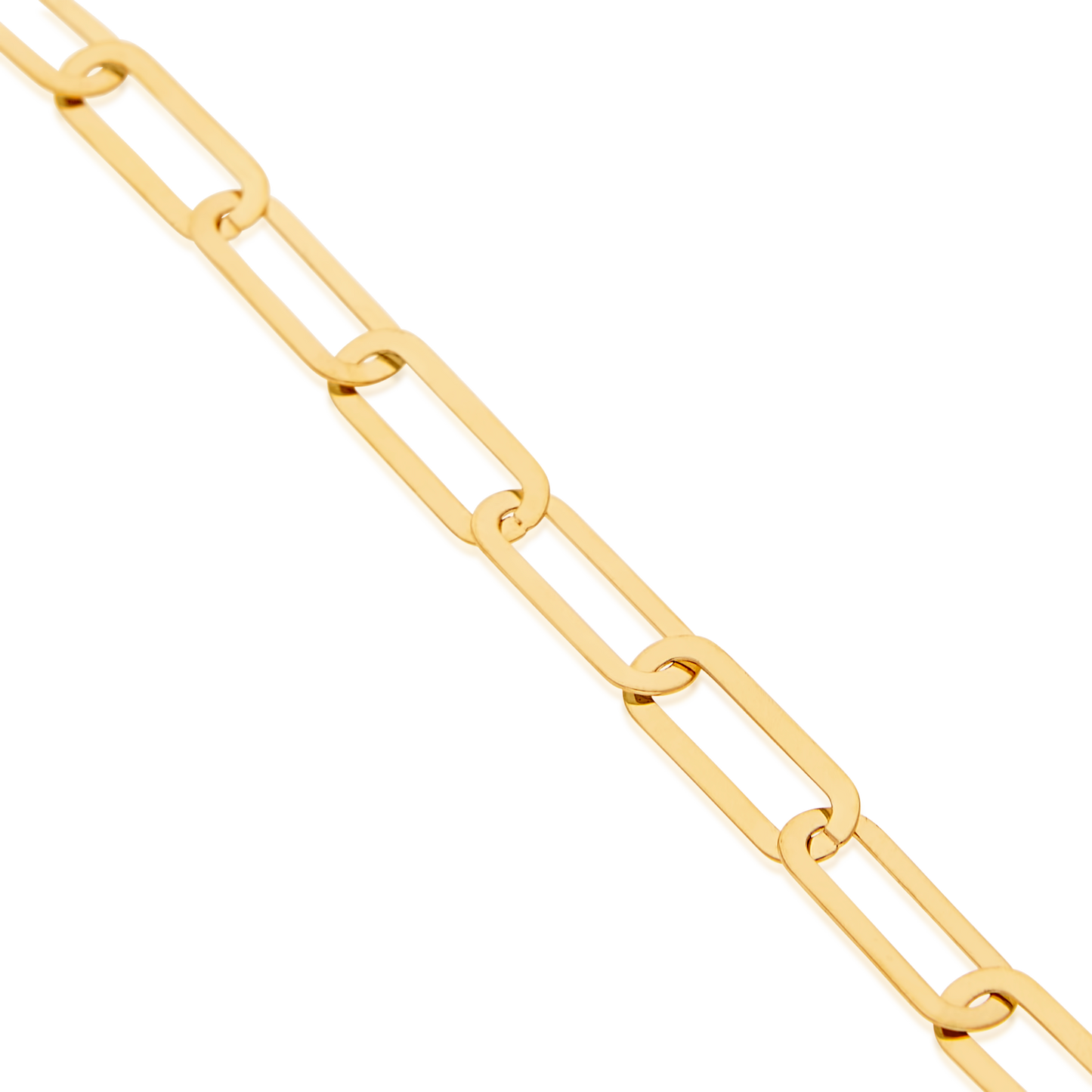 9ct Yellow Gold Oval Link Necklace