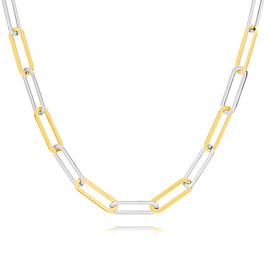 9ct Gold Two-Tone Chain