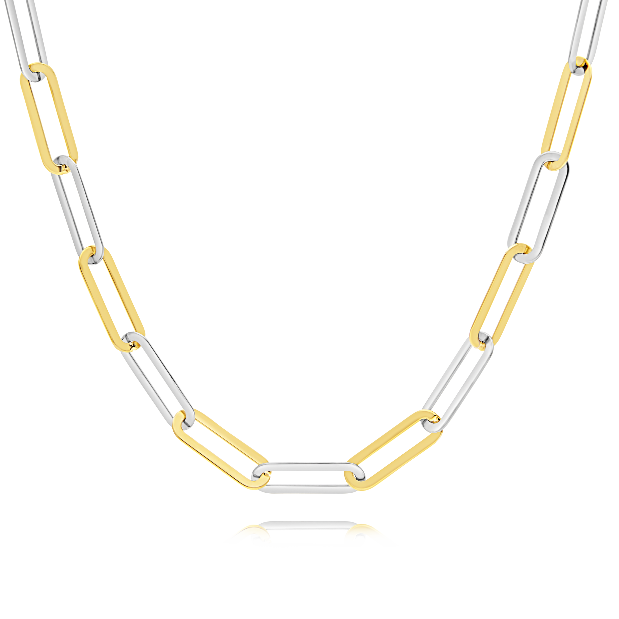 9ct Gold Two-Tone Chain