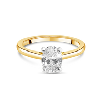 Courtship Oval Solitaire Engagement Ring