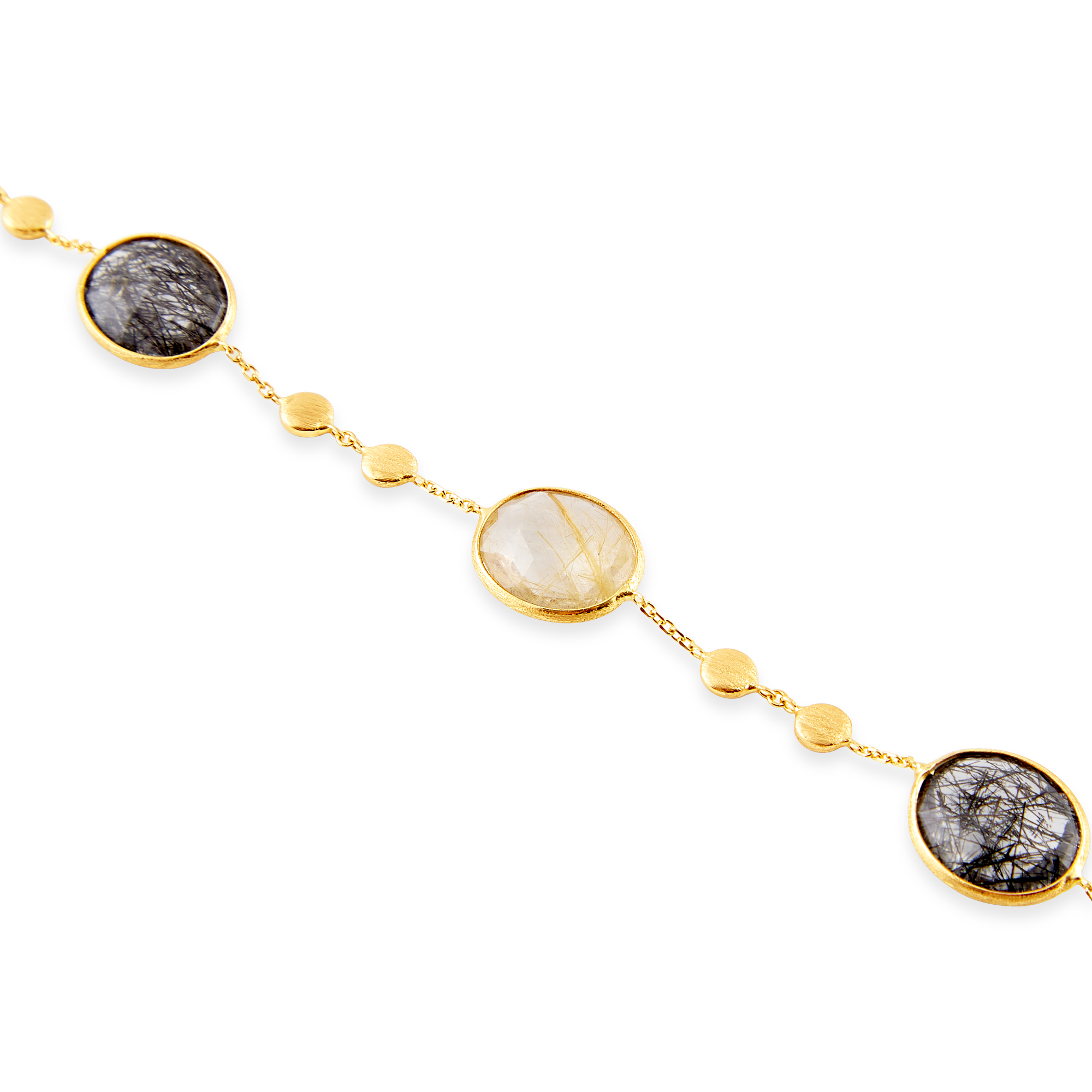 14ct Gold Quartz Bracelet