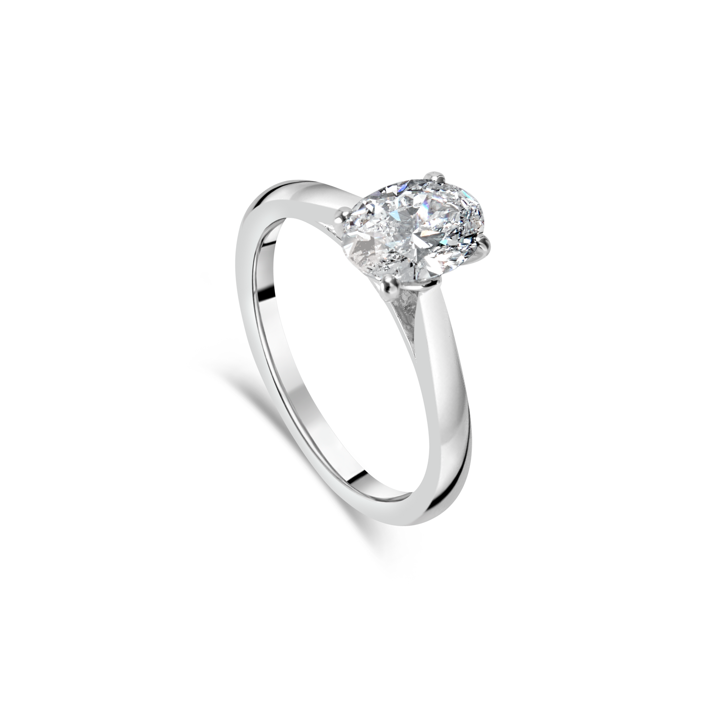 J'adore Oval Solitaire Engagement Ring