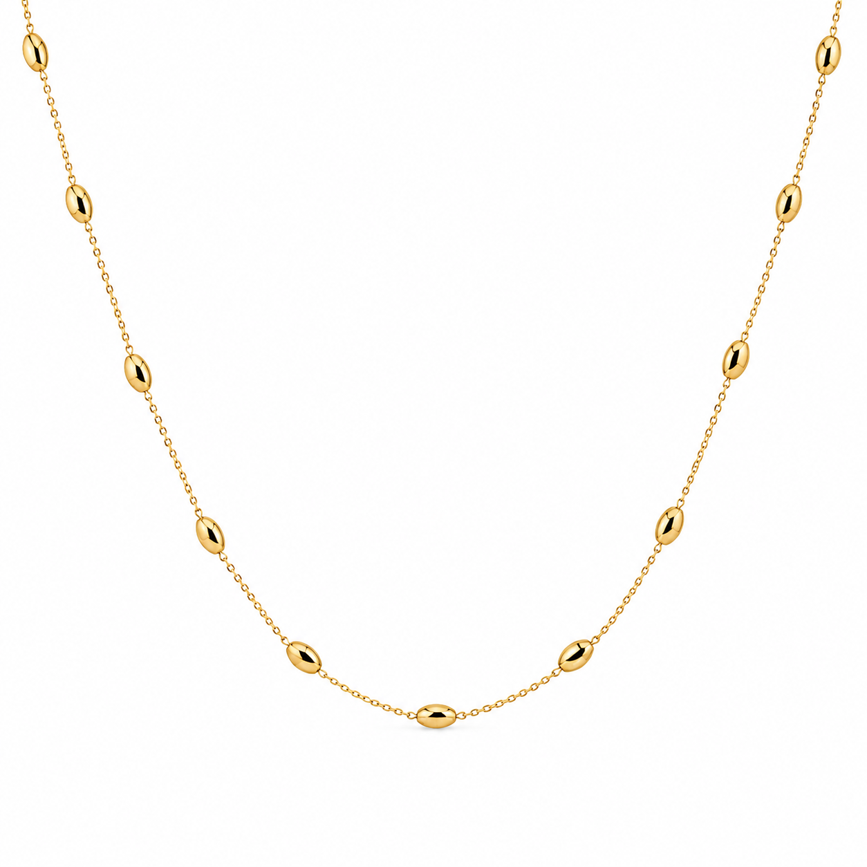 The Golden Bead Necklace