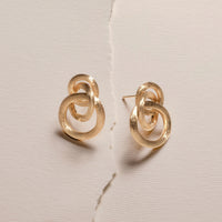 Jaipur 18ct Gold Link Earrings - Appleby Jewellers Dublin