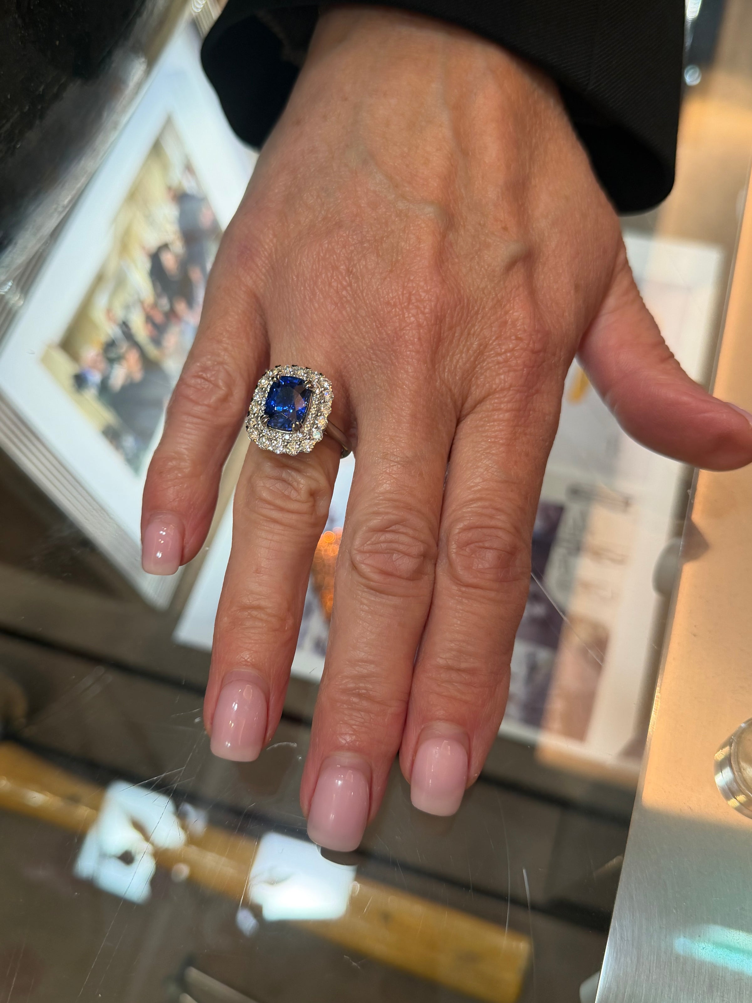 The Bouquet Blue Sapphire Ring (4.70ct)