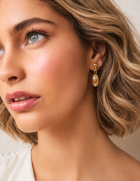 14ct Gold Verona Drop Earrings