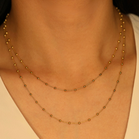 Gold Beaded Double Necklace - Appleby Jewellers Dublin