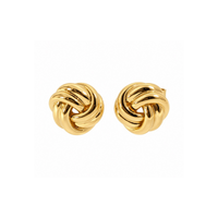 The Sculpted Knot Stud Earrings