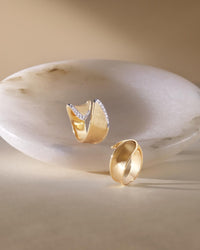 Lunaria Diamonds Twist Ring with diamonds - Appleby Jewellers Dublin