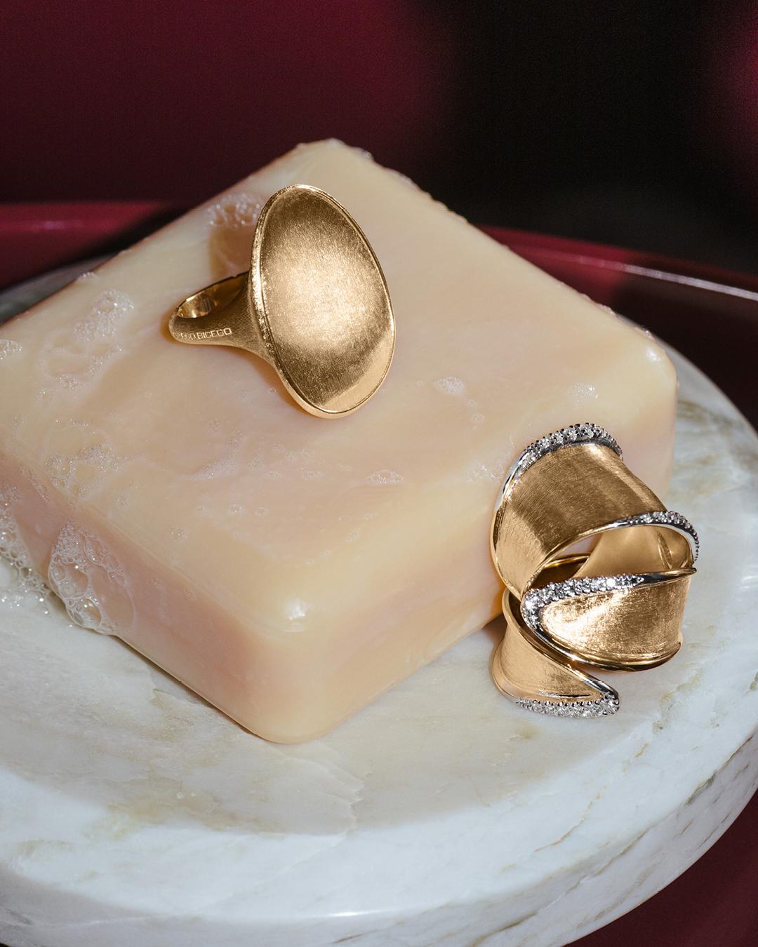 Lunaria Diamonds Twist Ring with diamonds - Appleby Jewellers Dublin