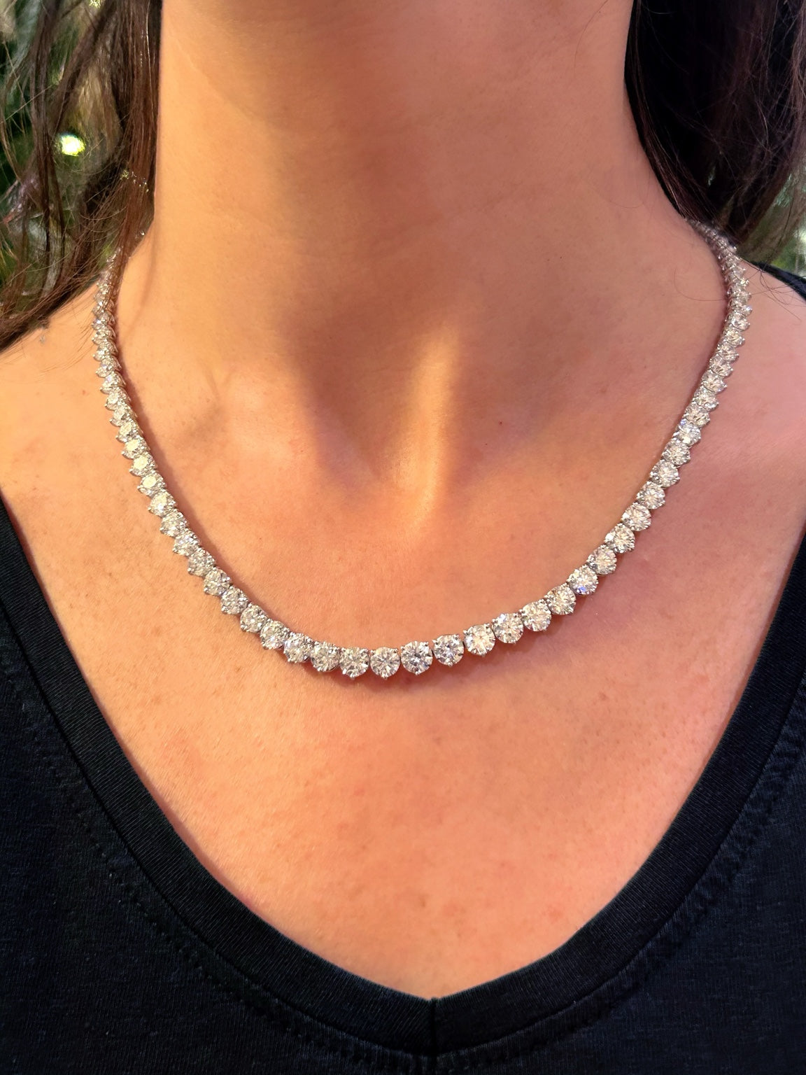 The Rivière Diamond Collar Necklace