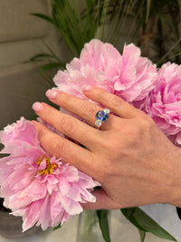 The Trinity Blue Sapphire Ring (4.06ct)