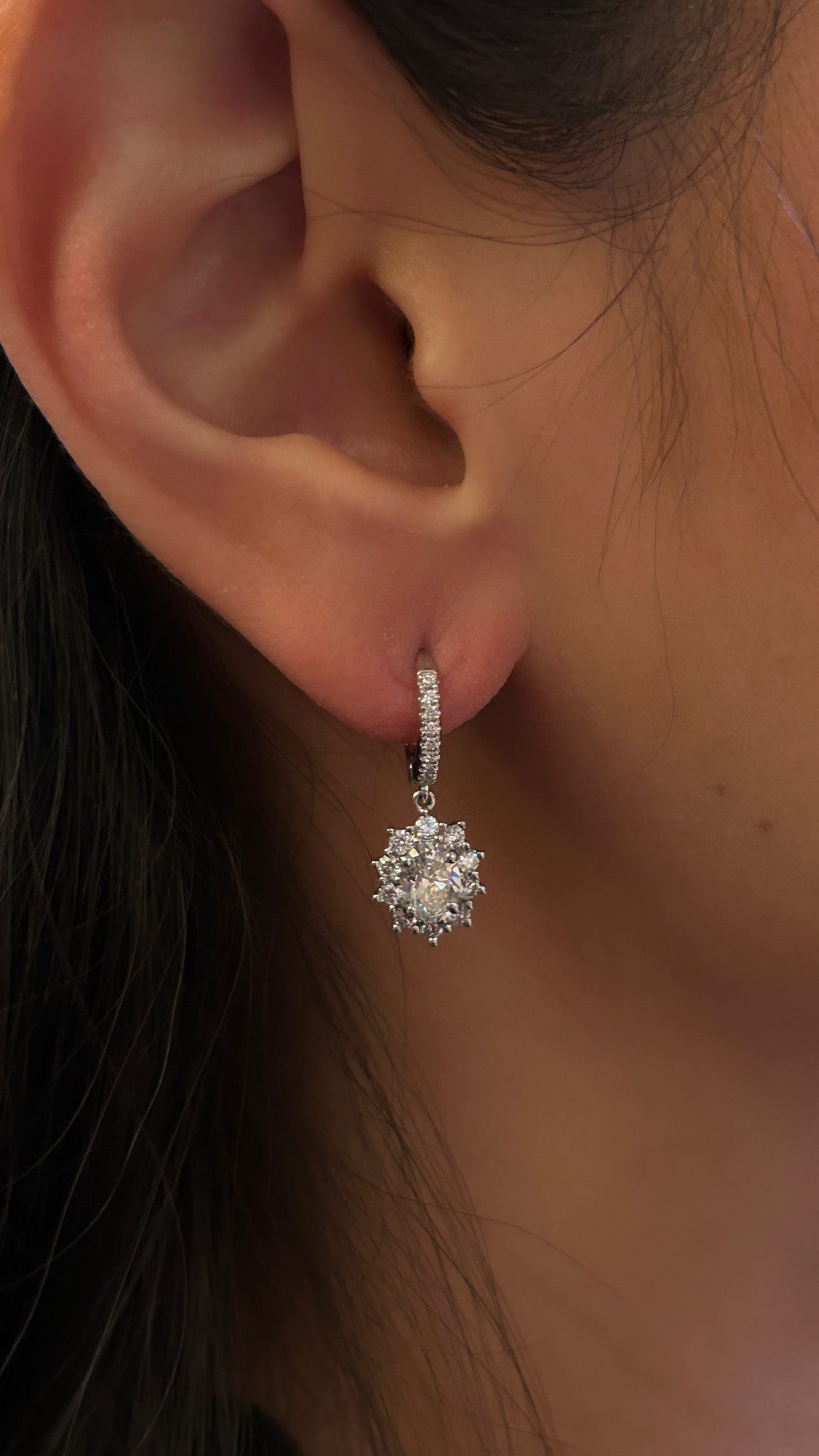 Kate Diamond Drop Earrings