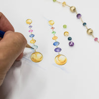 Jaipur Colour Mixed Gemstone Necklace - Appleby Jewellers Dublin