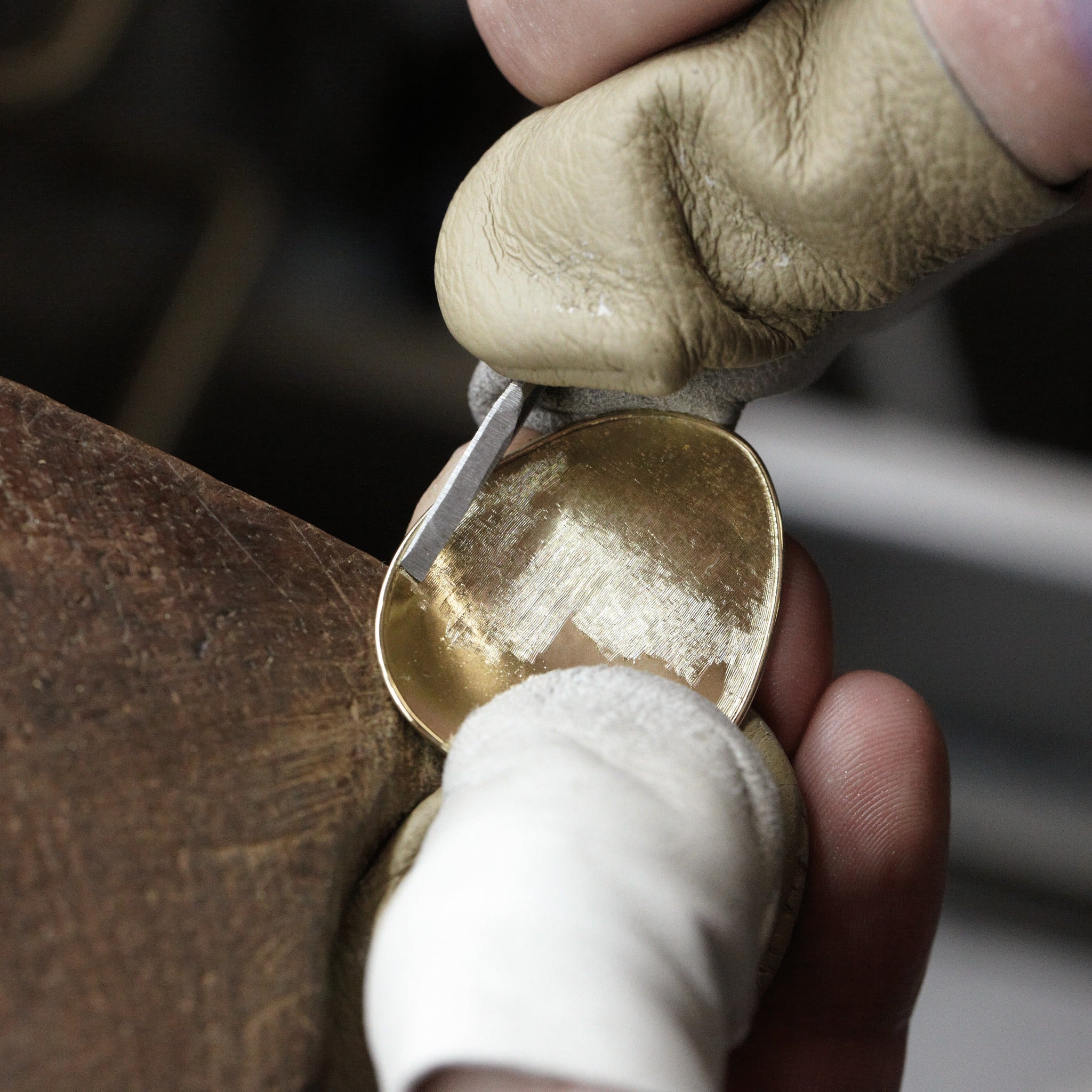 Lunaria 18ct yellow gold necklace with adjustable chain - Appleby Jewellers Dublin