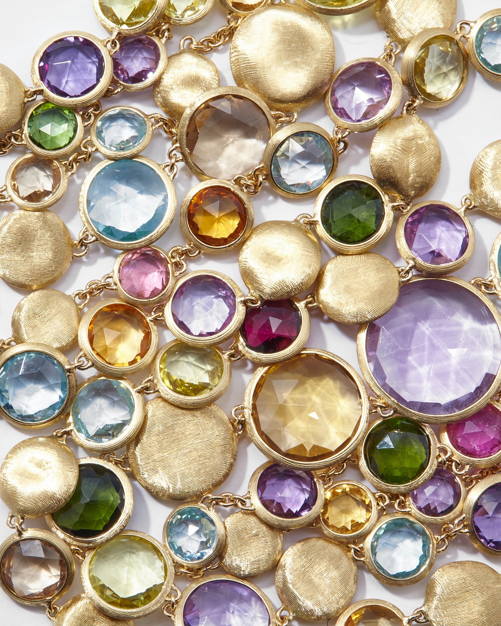 Jaipur Colour Mixed Gemstone Necklace - Appleby Jewellers Dublin