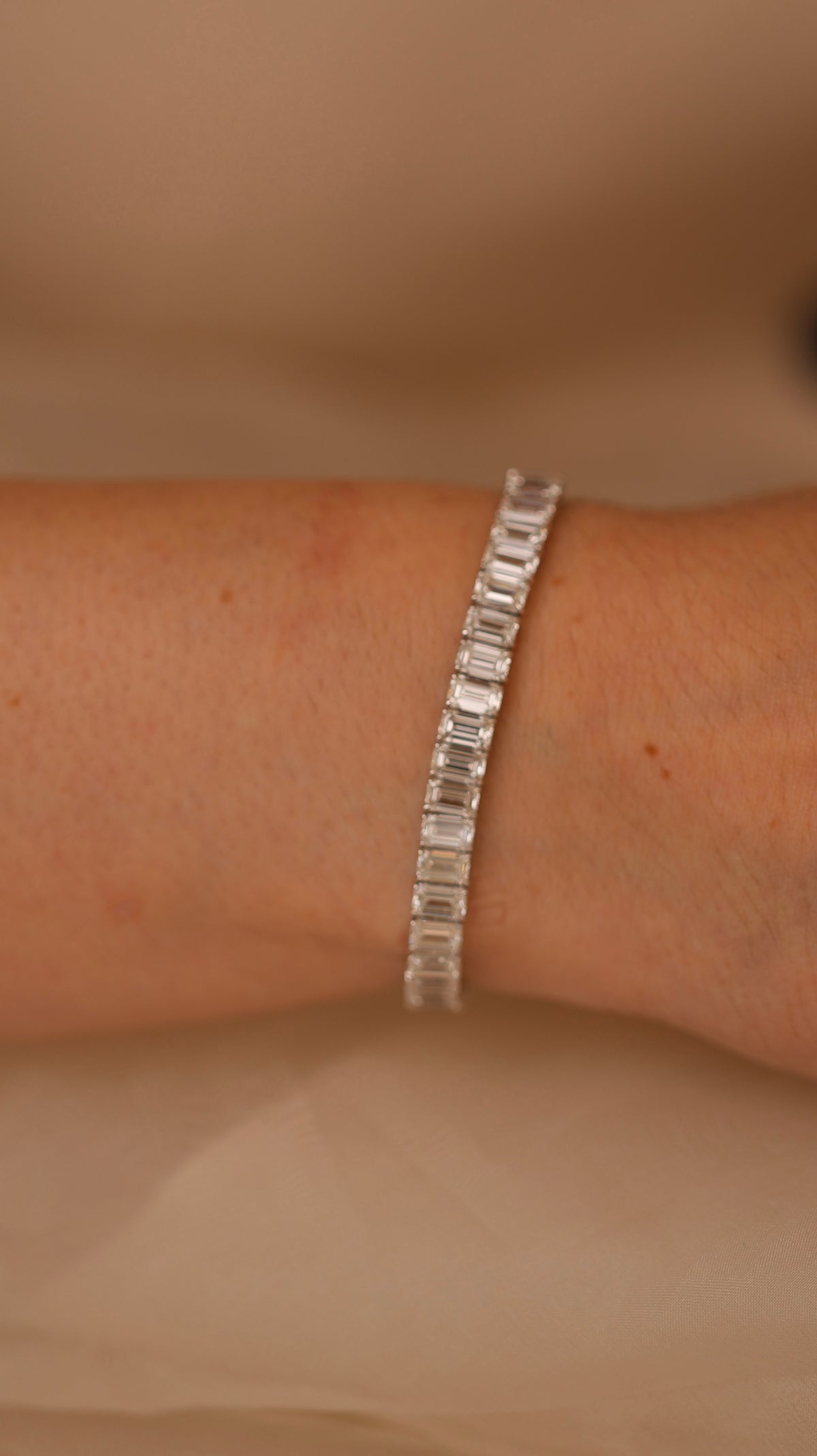 The Emerald Diamond Tennis Bracelet
