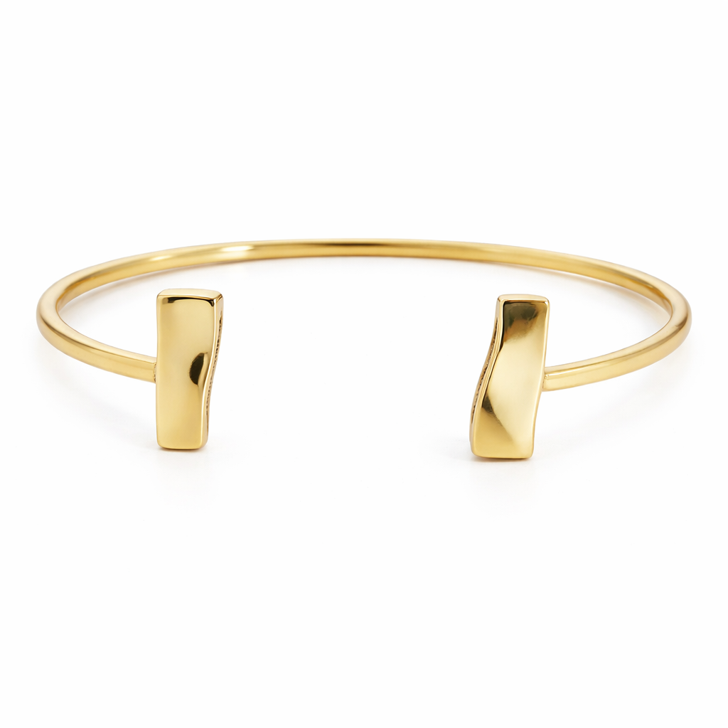 9ct Gold Torque Ripple Bangle - Appleby Jewellers Dublin